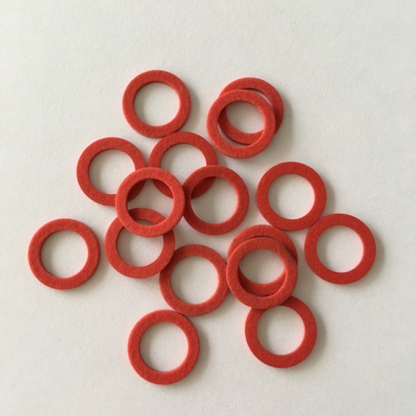 Red Steel Paper Gasket